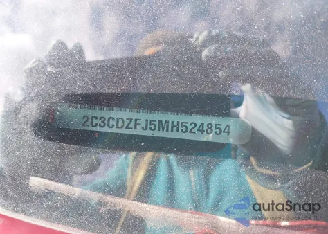 2021 Dodge Challenger R/T Scat Pack from USA, damaged, VIN 2C3CDZFJ5MH524854